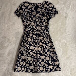 Brooks Brothers Red Fleece Floral Jacquard Dress❣️ Like New